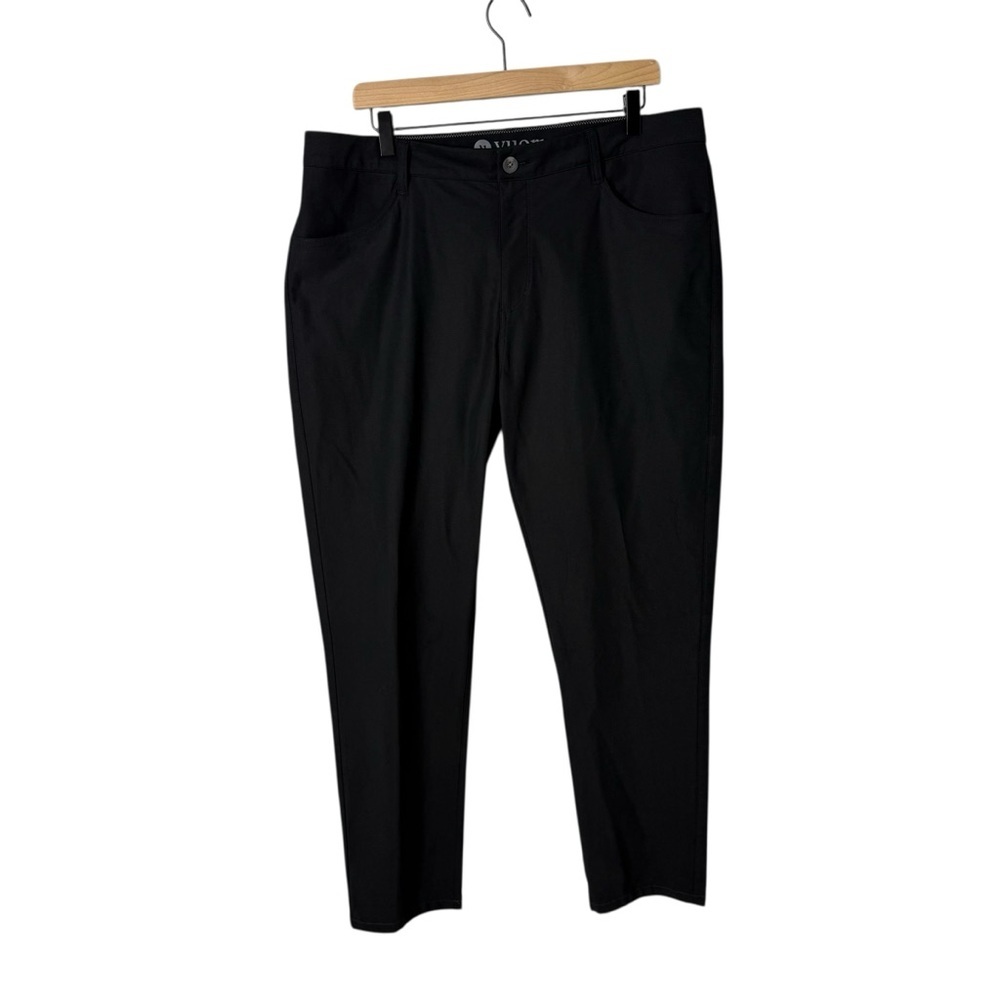 Vuori Meta Pant Athletic Slim Fit Black Size 36 - Picture 2 of 7